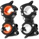 thumbnail image 1 of Abrazadera de bicicleta para linterna de 2 uds, soporte de montaje de linterna de rotación de 360 ​​°, soporte de Clip de rotación para linterna, ciclismo, equitación, 1 of 5