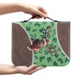 thumbnail image 2 of HELLHERO Christmas Reindeer Pattern Bible Tote for Church Christian Prayer, Protective Bible Cover PU Leather Top Handle Bible Book Cover, 2 of 12