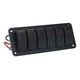 thumbnail image 1 of Panel De Interruptores LED Panel De Interruptores De 6 Bandas Resistente Al Calor Protección De Seguridad Multiusos Precableado Para Coche Caravana Autobús Barco ATV UTV ANGGREK Otros Vehículos, 1 of 8