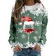 thumbnail image 1 of Gibobby Sudadera de Navidad para mujer Suéteres casuales de Navidad para mujeres adolescentes y niñas de manga larga con cuello redondo sudadera de Navidad(Verde,CH), 1 of 4