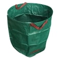 thumbnail image 1 of Bolsa de jardín profesional con tapa resellable, 120 L, bolsa de aluminio plegable e independiente con 4 asas resistentes, para residuos y hojas de jardín, 1 of 5