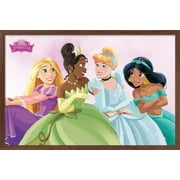 Disney Ultimate Princess Celebration - Group Wall Poster, 14.725" x 22.375", Framed