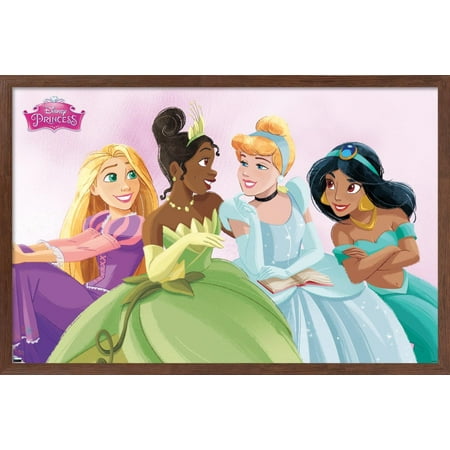 Disney Ultimate Princess Celebration - Group Wall Poster, 14.725" x 22.375", Framed