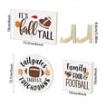 thumbnail image 4 of Home Decor Football Tiered Tray Fall Is Coming Sign Farmhouse Football Tiered Tray Fall Themed Wooden Sign Set Thanksgiving Maple Fall, 4 of 7