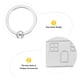 thumbnail image 3 of 4pcs Adorable Casa Llavero Hogar Llaveros Bolsa Llaves Colgantes Colgantes, 3 of 7