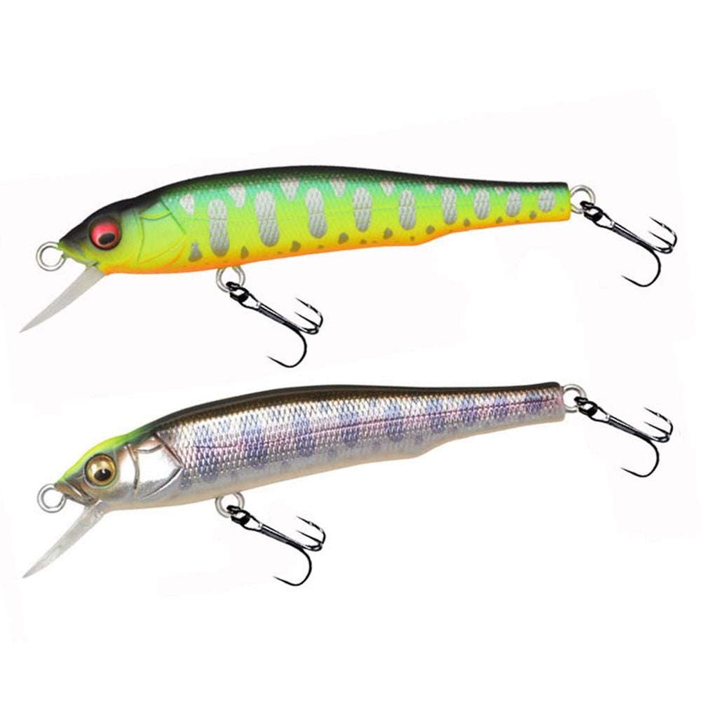 Japan Design Striped bass Crankbaits Outdoor Winter Fishing Sinking Minnow Baits  Fish Hooks Minnow Lures COLORE 