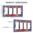 thumbnail image 3 of Maple Leafs Switch Cover Decorative Wall Plate / 4-Gang Screwless / Standard Size 4.5x8 in, 3 of 5