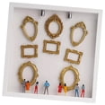 thumbnail image 4 of Kit de marco de caja de sombra con silueta de mini museo DIY para bodas y hogar. Blanco, 4 of 9