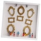 thumbnail image 4 of Kit de marco de caja de sombra resistente con silueta de mini museo para bricolaje, ideal para bodas en casa Blanco, 4 of 9