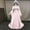 Pink, variant on Medieval Victorian Dress for Women,Vintage Witch Halloween Renaissance Costumes Velvet Vampire Hooded Gothic Cosplay Gown, halloween costumes for women, medieval dress-Pink/M