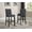 Gray, variant on Roundhill Furniture Biony Bar Stool, Blue, Set of 2