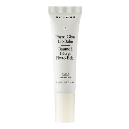 Naturium Phyto-Glow Lip Balm with Shea Butter & Squalane, Clear, 0.34 fl oz