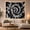 Black Spiral, variant on Monochromatic Radial Tie-Dye on White, Mystical Psychedelic for Abstract Art Enthusiasts, Black and White Wall Art, Housewarming Gift Tapestry Wall Hanging for Bedroom and Living Room
