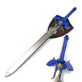 thumbnail image 1 of Zelda Link Master Sword Twilight Princess Fantasy Sword with Plaque - Blue (BLUE), 1 of 1