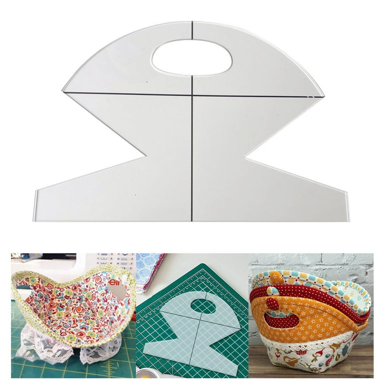 Bowl Cozy Template DIY Bowl Template Cutting Ruler Sewing Accessories  Patchwork Ruler DIY Craft Stencil Bowl Pattern Template