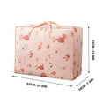 thumbnail image 3 of Openpig Woven Quilt Storage Bags Keep Closet Organized Save Space Blanket Sorting Bag Dustproof Clothes Organizer Woven Quilt Storage Bag Large Capacity Breathable, 3 of 3