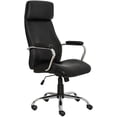 thumbnail image 1 of Silla ejecutiva de Oficina de Piel PU Grupo Microtec Star500b Respaldo Alto Estilo Moderno Negra, 1 of 4