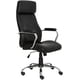 thumbnail image 1 of Silla ejecutiva de Oficina de Piel PU Grupo Microtec Star500b Respaldo Alto Estilo Moderno Negra, 1 of 4