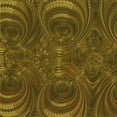 thumbnail image 1 of Ahgly Company Indoor Square Patterned Bakers Brown Area Rugs, 4' Square, 1 of 6