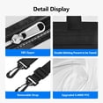 thumbnail image 7 of BaseGet Clear Tote Bag with Adjustable Strap, Stadium Approved Transparent Bag for Sports Games, Concerts, Beach, Black, 7 of 7