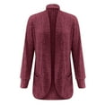 thumbnail image 5 of Awdenio Womens Sweaters , Women's Casual Solid Long Cardigan Outwear Casual With Pocket Tops, 5 of 9