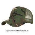 thumbnail image 2 of Qarigey Camo Mesh Trucker Gorra de béisbol Hombres Camuflaje Masculino Summer Hat Hombres Cap Trucker Hip Hop Dad Gorra Sombreros Sombreros ejercito verde Qarigey OD2723-01B, 2 of 6