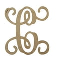 thumbnail image 1 of Wooden Letter Unfinished, Vine Font, Craft Cutout, 1 of 2