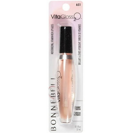 Bonnebell VitaGloss2O Moisturizing Vitamin-Rich Lip Gloss, 651 Strawberry Spritzer, 0.11 fl oz
