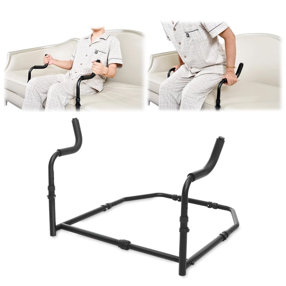 Stand Assist Aid for Elderly | Couch Assist for Detachable Sofa Cushions | More Support to Stand and Sit Easily for Seniors,Patients,Disabled,Adjustable,Black