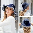 thumbnail image 7 of Jean Bucket Hats for Women,Girls Denim Every Day Hat,Frayed Bucket Hat,Trendy Outdoor Summer Hat(Blue/Black), 7 of 7