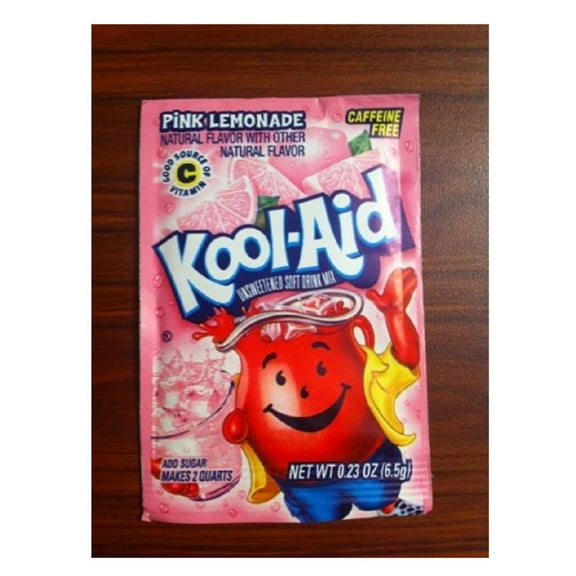 10 Packs Kool Aid Pink Lemonade Flavor Drink Mix Packet NEW Gluten Free FREE SHP