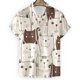 thumbnail image 3 of Camisa con estampado de gato en 3D para hombre, camisa hawaiana holgada de manga corta con botones, ropa de playa para vacaciones, ropa para niños, 3 of 5