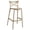 Camel, variant on Avaloomia Home Outdoor Bar Stools Set of 4, 29.5" Plastic Bar Stools with Back No Assembly Stackable Counter Barstool for Kitchen Patio Backyard, Black
