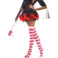 thumbnail image 6 of Womens Stripes Thin Tube Socks, Thigh High Tights Over Knee Socks, Casual Knee High Stockings, 6 of 7