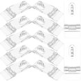 thumbnail image 3 of MasteelfCA 12 Sets Transparent Acrylic Hasp Buckle Hasp Lock Flat Mount Acrylic Hinge Lock, 3 of 8