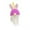A, variant on Easter Cartoon Bunny Shape Cute Faceless Doll Candy Jar Decoration Ornaments
