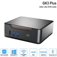 thumbnail image 2 of Mini PC GK3V Intel Alder Lake N95 N100 Twin N150 8 GB/16 GB 512 GB Computadora para juegos con Windows 11 Pro, 4K 60 Hz HDMI VGA Win 11 Mini PC, 2 of 5