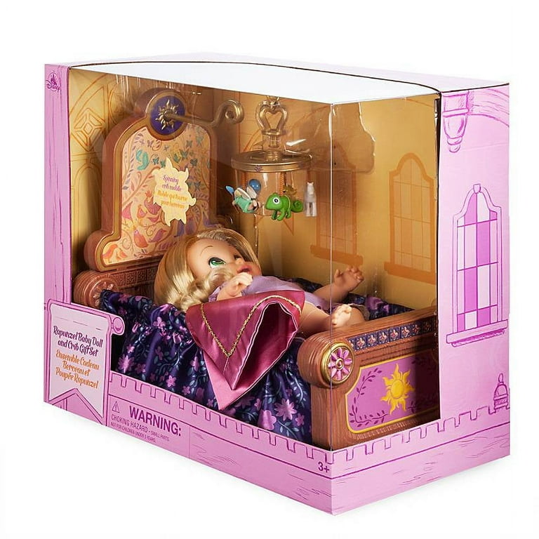 Disney Animators' Collection Rapunzel Baby Doll and Crib Gift Set