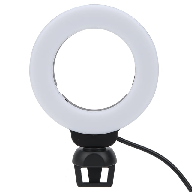 Anillo LED De 4 Pulgadas, Luz De Relleno Ampliamente Aplicable Fiable Duradero Para Video En Vivo Para Reuniones En Línea Para Educación En Línea