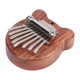 thumbnail image 3 of Piano de pulgar Kalimba de 8 tonos Bling Bling forma de oso Color madera, 3 of 12
