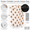 thumbnail image 5 of Sweet Jojo Designs Watercolor Sports Theme Basketball Print Boy Foldable Laundry Hamper with Handles, 5 of 6