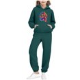 thumbnail image 2 of Cowsor Little Girls Outfits 2 Piece Toddler Long Sleeve Sweatshirt Leggings Pants Clothing Set, 2 of 6