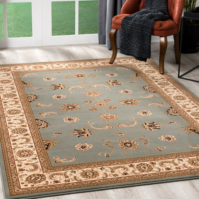 Rug Branch Majestic Vintage Persian High-Density Area Rug and Runner, Traditional - JA2117BLCR55