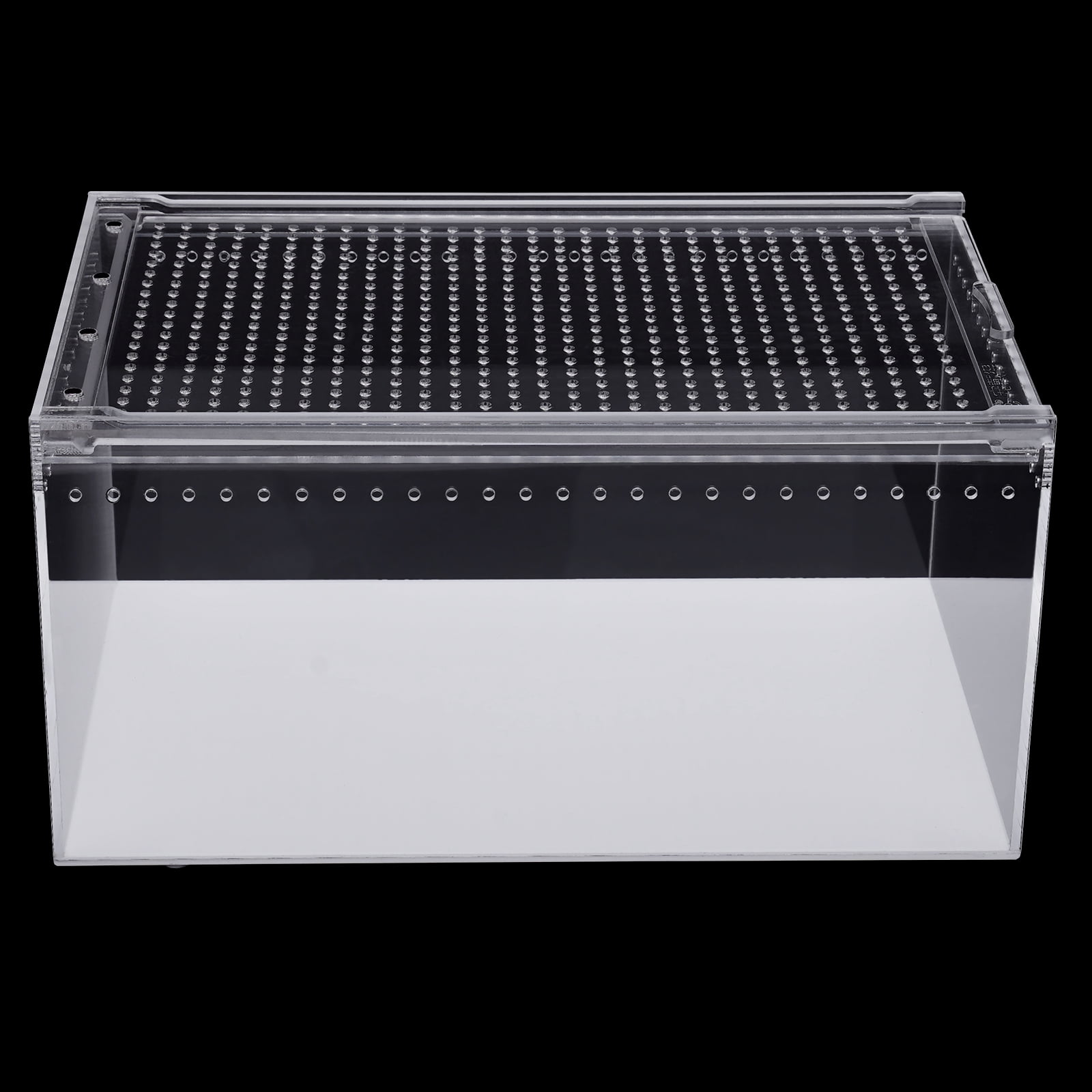 Dwellnix Transparent Pet Feeding Box Large Size Acrylic Plant Pet Reptile Terrarium Tank