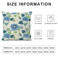 thumbnail image 5 of Nawypu  Pack of  Mughal Flower Pillow Cover  Chinoiserie Blue Floral Throw Pillow Cover Blue and White Pillow Case Covers Cushion for Couch Sofa Living Room, 5 of 5