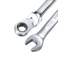 thumbnail image 3 of Herramienta de llave combinada de trinquete de cabeza flexible Unique Bargains de 7/16" SAE 72 dientes y 12 puntos, 3 of 5