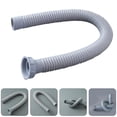 thumbnail image 4 of DRENABLE FLEXIBLE TUBO DE TUBO DE TUBO DE BAJO DE CABEZA DE LAVADO Lavado de lavabo Tubo de extensión 0.5m, 4 of 5