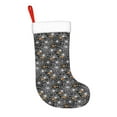 thumbnail image 2 of Yiaed Spider Cobweb Print Christmas Stockings, Christmas Stockings Hanging Ornaments, Christmas Stockings for Family Christmas Holiday Decorations, 2 of 7