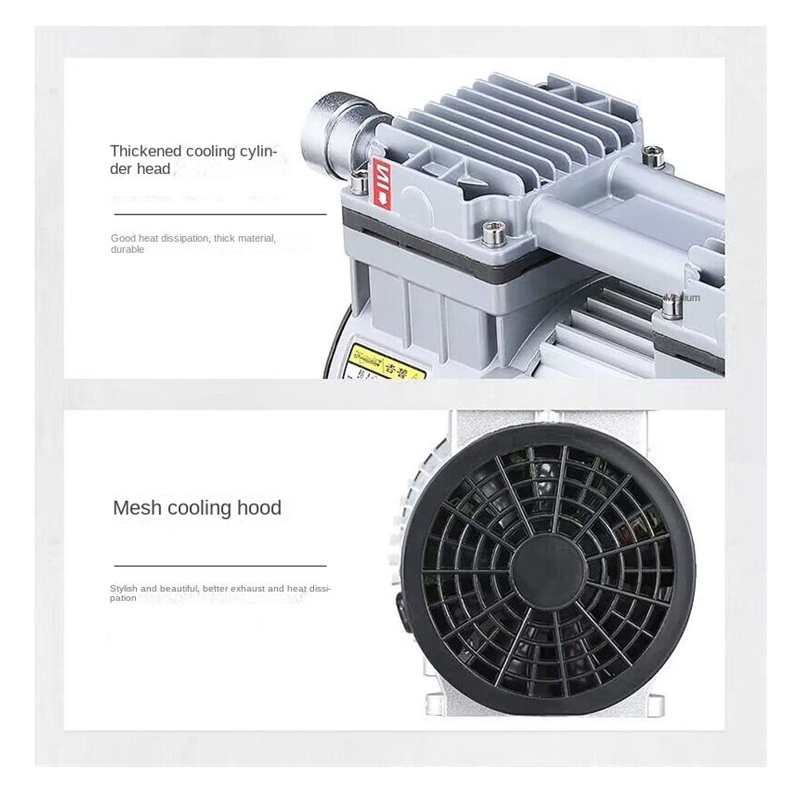 230W-65L-88Kpa Large Suction Oil-free Vacuum Pump Industrial Pump Laboratory Suction Filter Mute Negative Pressure Vacuum Pump ,Outstanding Oil Inlet System