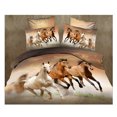 thumbnail image 1 of 3D Grand Très Grand Size Lit Couette/couette Feuille Housse Coton Réactif Impression 4pcs 19, 1 of 1